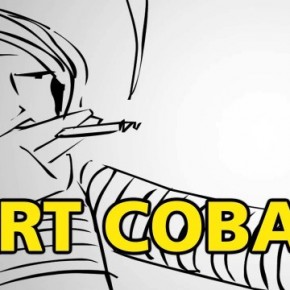 Entrevista a Kurt Cobain hecha caricatura Entrevista a Kurt Cobain hecha caricatura