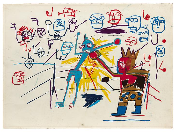 Exposición de los dibujos de Jean-Michel Basquiat - MF 6