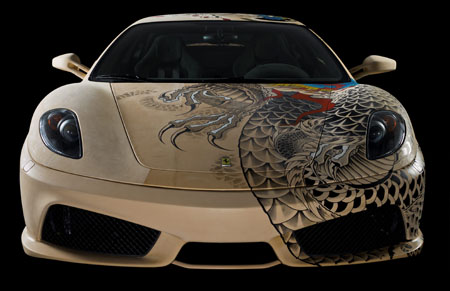Ferrari F430 tatuada por Philippe Pasqua