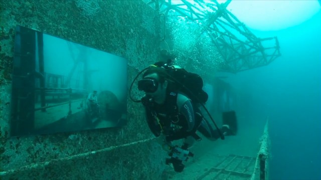Exposición bajo el agua