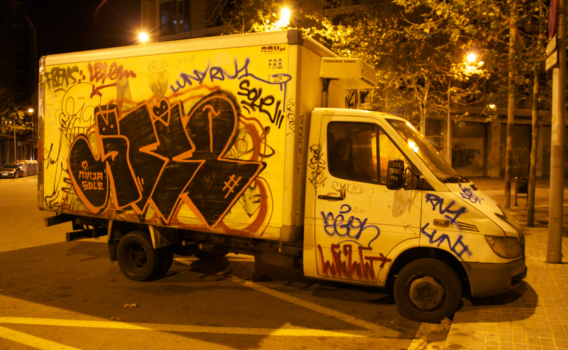 Graffiti on wheels / Barcelona