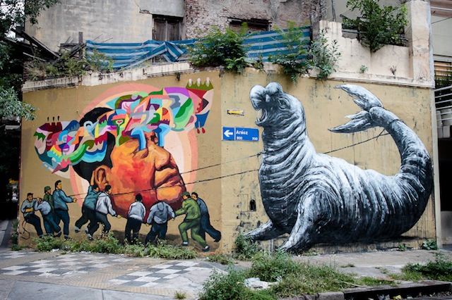 Nuevo Mural de ROA en Buenos Aires