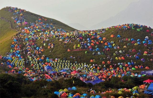Camping Festival en China