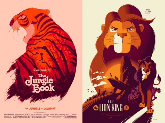 Posters Disney Rediseñados by Mondo