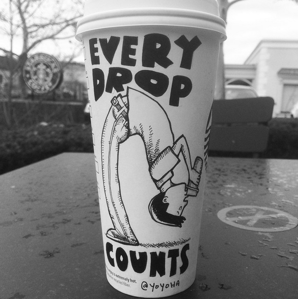 100 Coffee Cups por Josh Hara