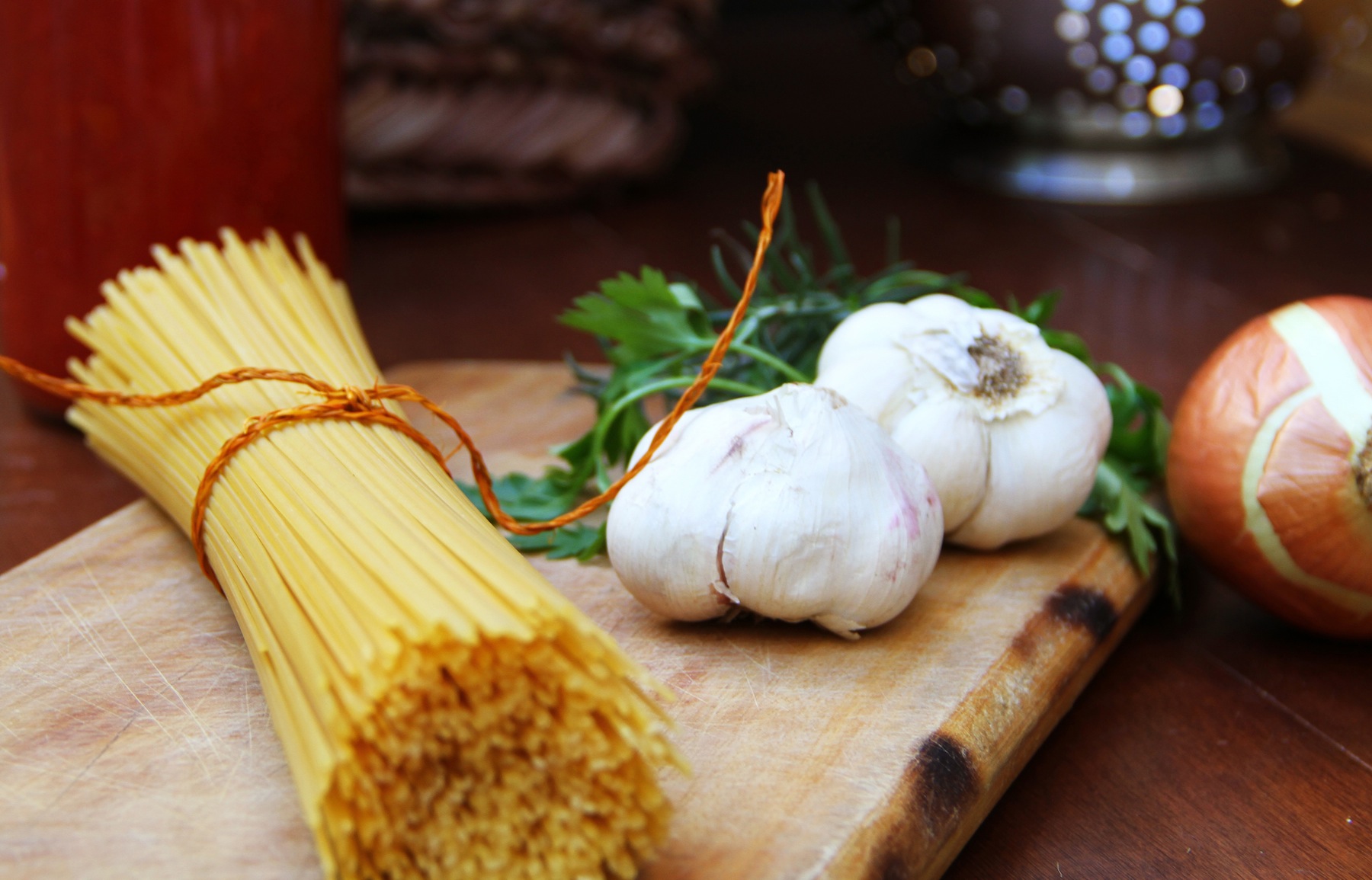 Comé algo rico: Spaghetti de maíz con pesto orgánico de rúcula