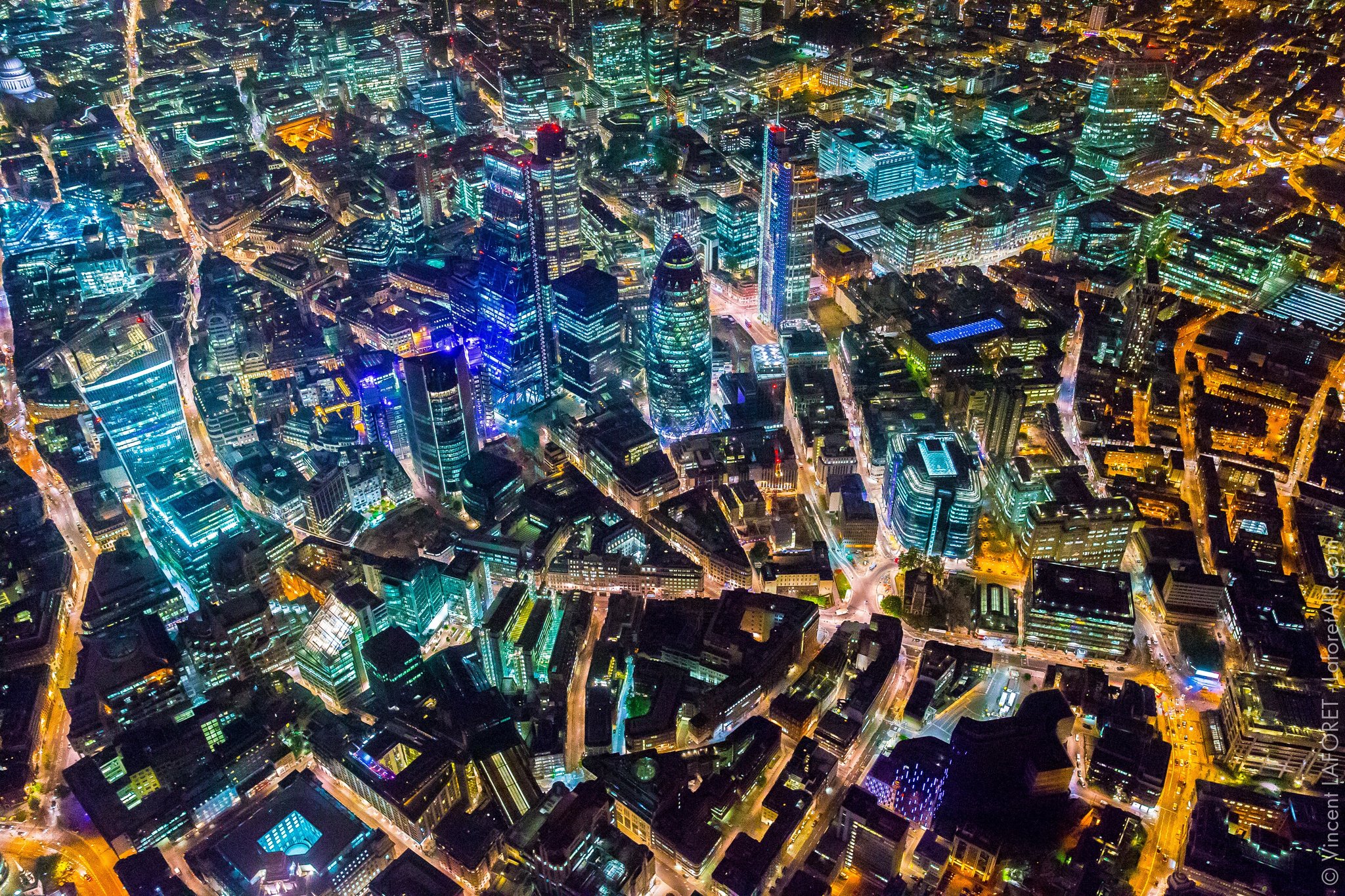 Londres desde el aire por Vincent Laforet