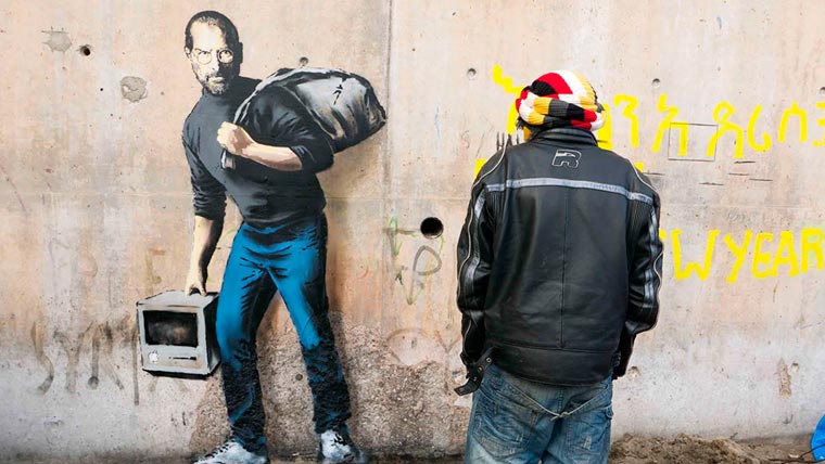 Banksy y los inmigrantes