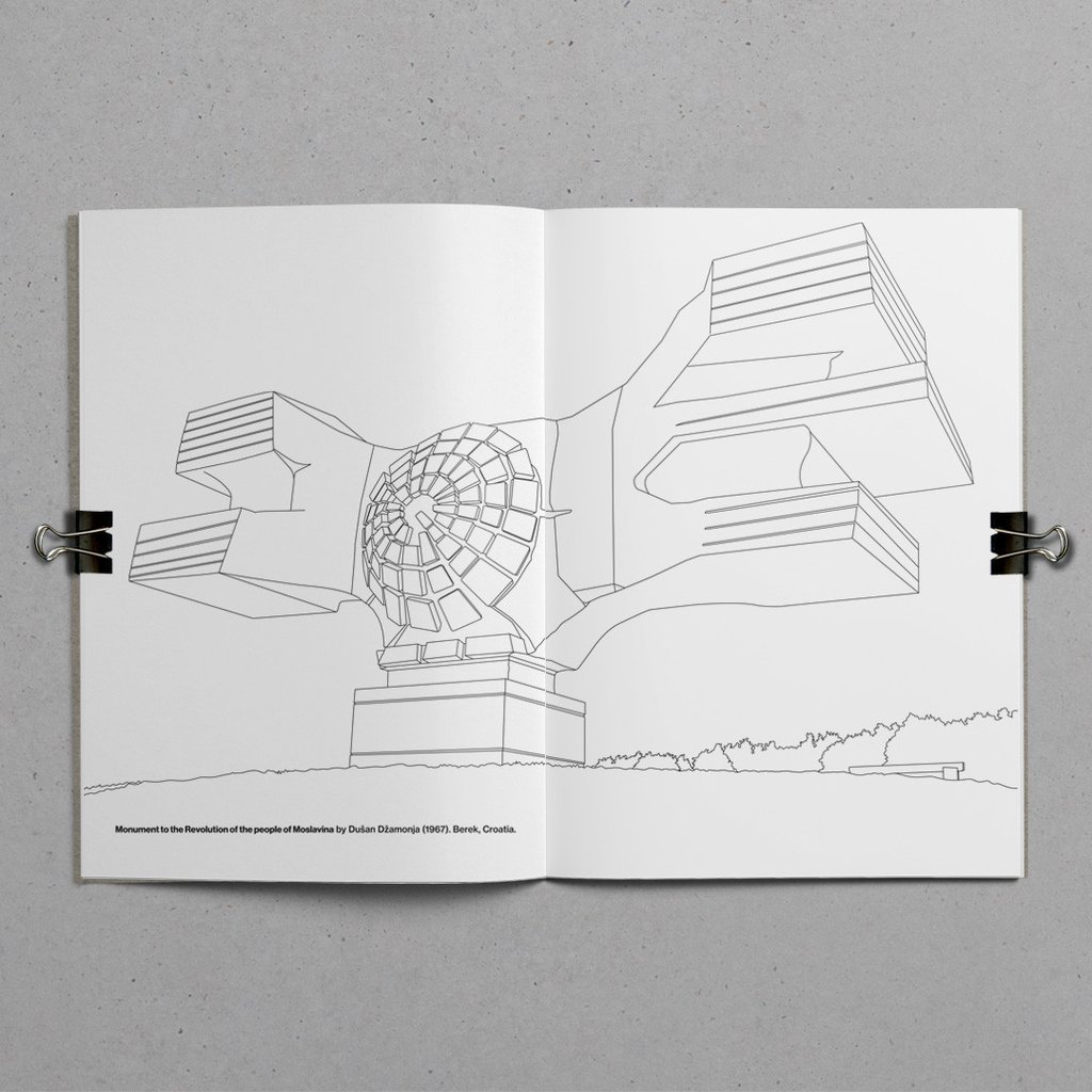 The Brutalist Colouring Book