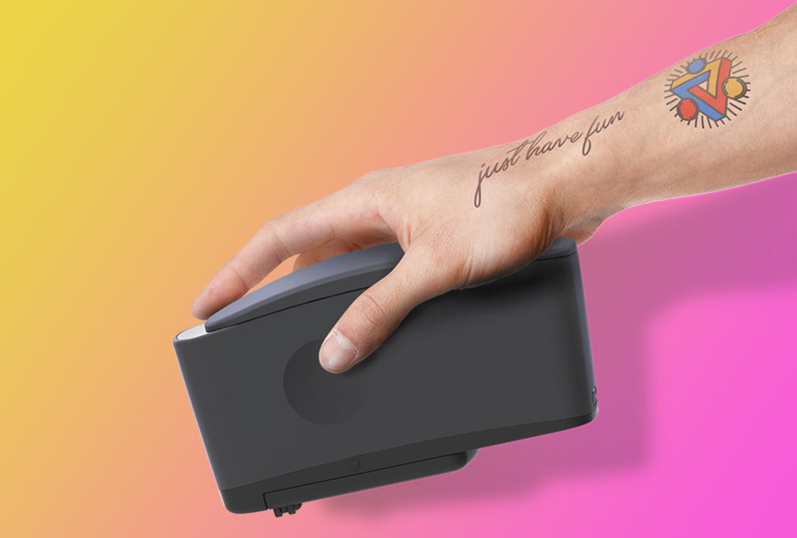 Prinker, para imprimirte tatuajes directo en tu piel