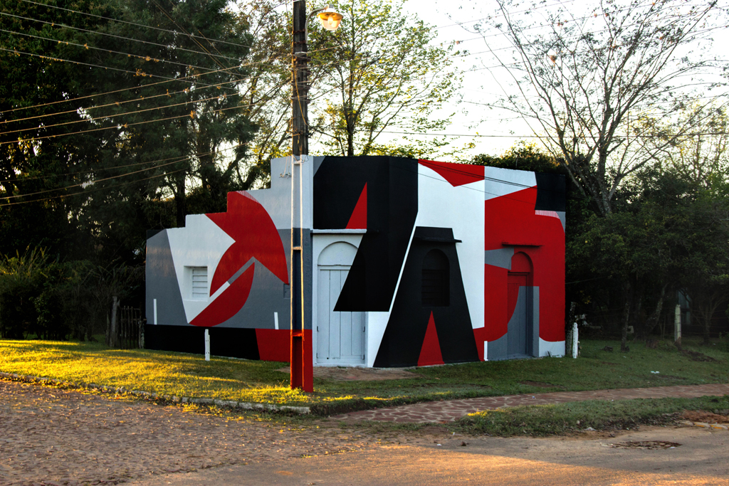 Fredone Fone: Mural en Paraguay, para Memoria Compartida Project.