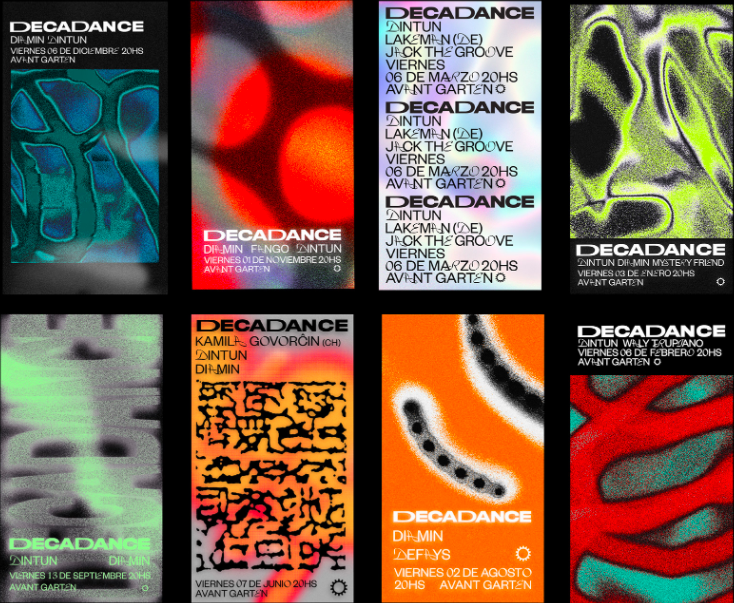 Decadance Posters by Dominique S