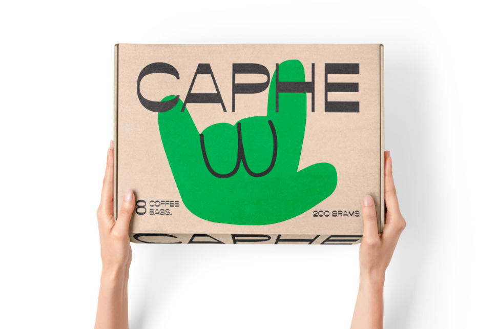 “Caphe”, branding por Widarto Impact
